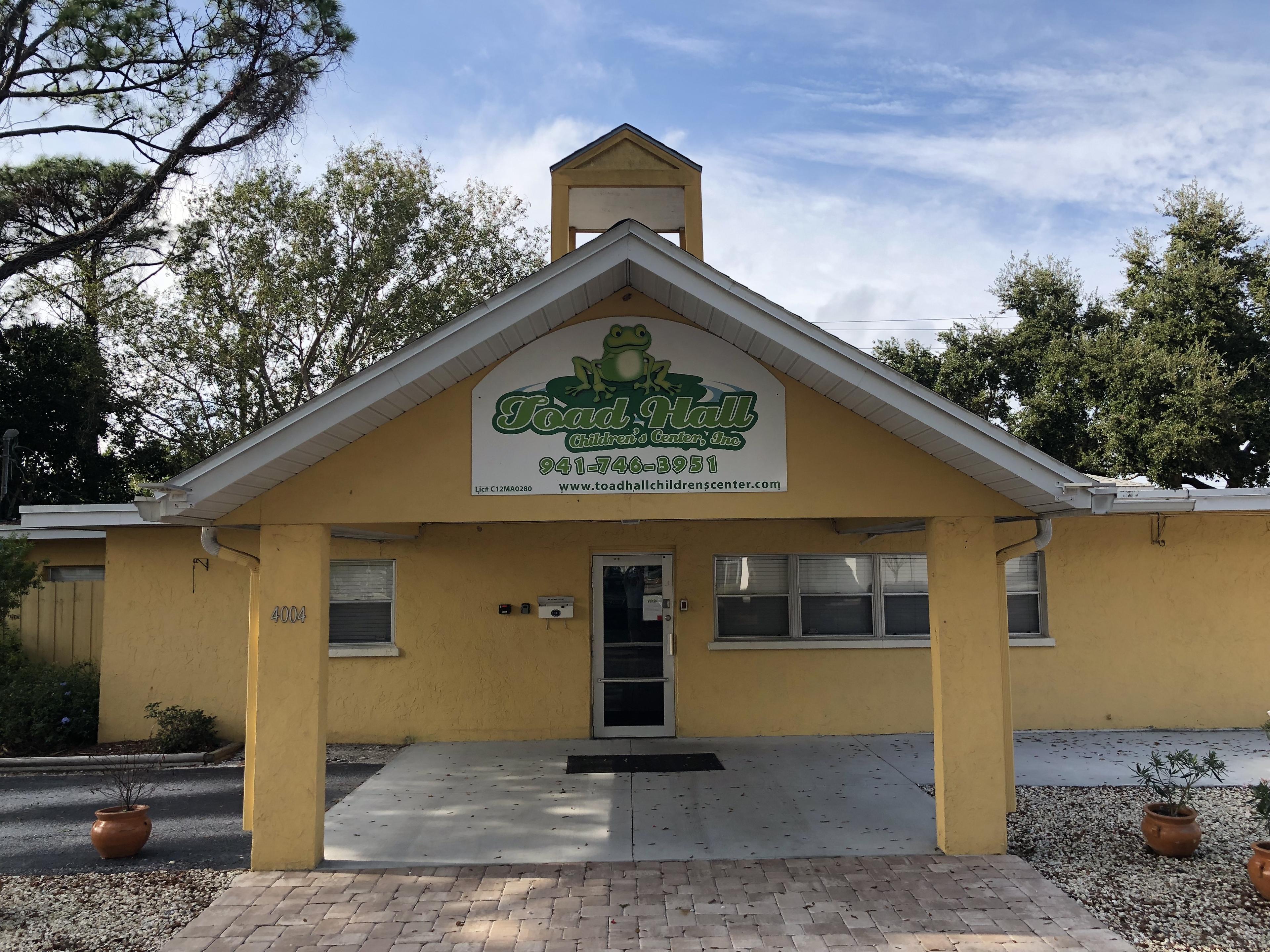 Entrance to Toad Hall Children's Center in Bradenton